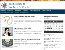 Tablet Screenshot of beadsocietyofnorcal.org